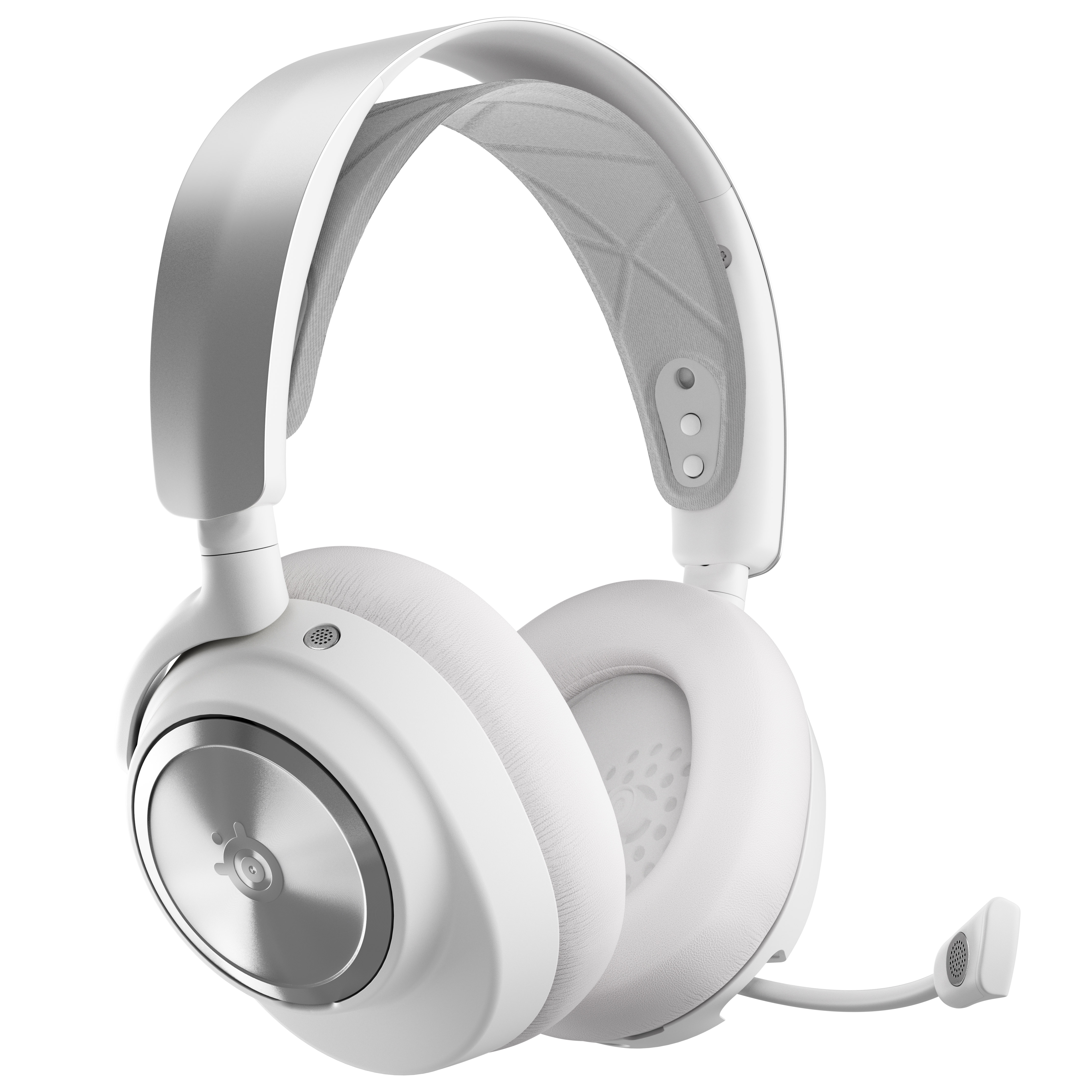 Cuffie da gioco wireless SteelSeries Arctis Nova Pro bianche 61524