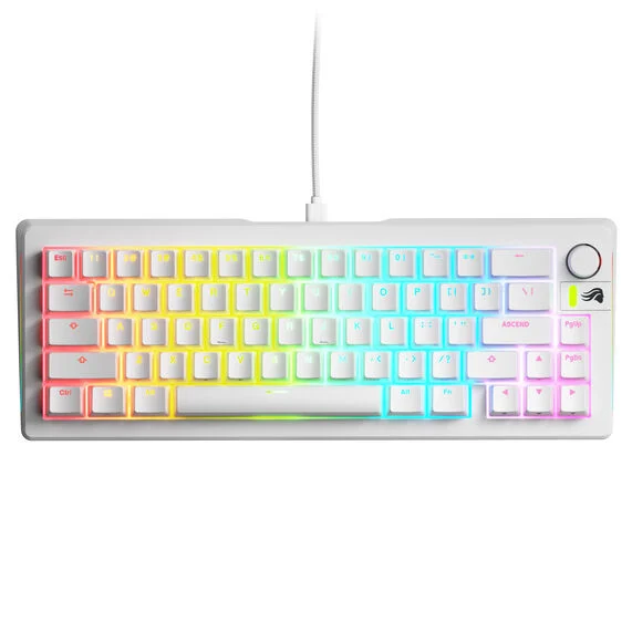Glorious PC Gaming Race GMMK 3 Prebuilt tastiera USB QWERTY Inglese US Bianco