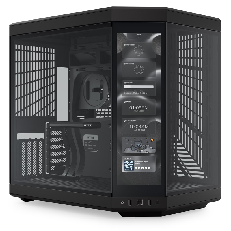 HYTE Y70 Midi Tower Nero (HYTE Y70 Touch - mid tower - udvidet A)