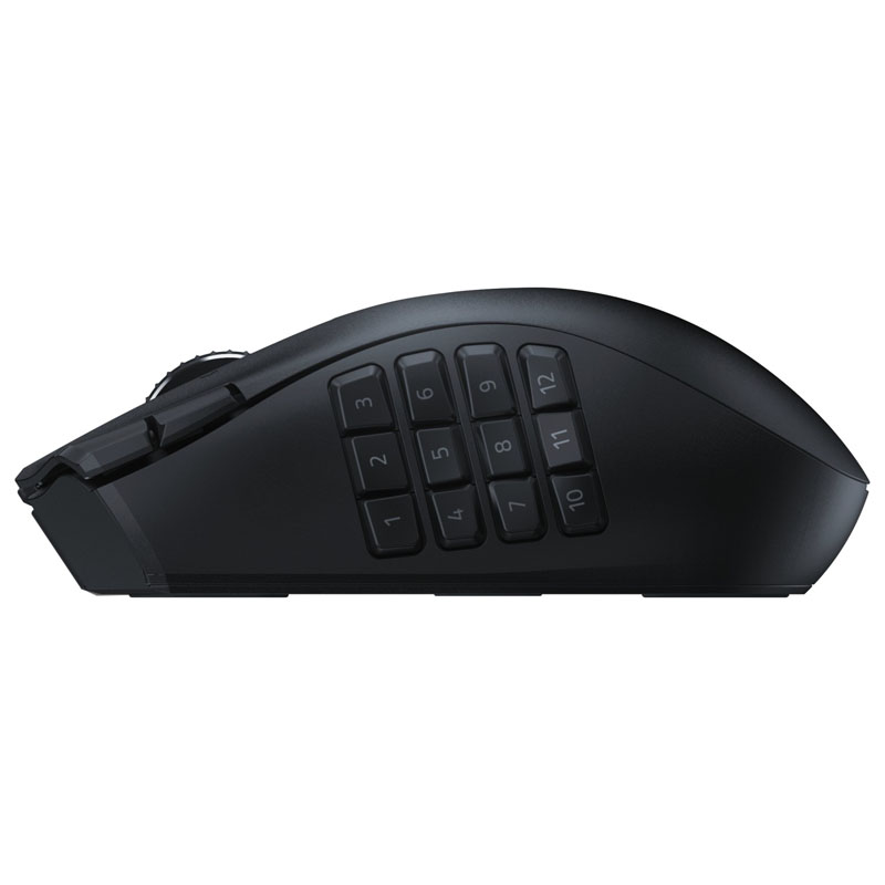 Razer Naga V2 HyperSpeed mouse Mano destra RF senza fili Bluetooth Ottico 30000 DPI (Naga V2 HyperSpeed)
