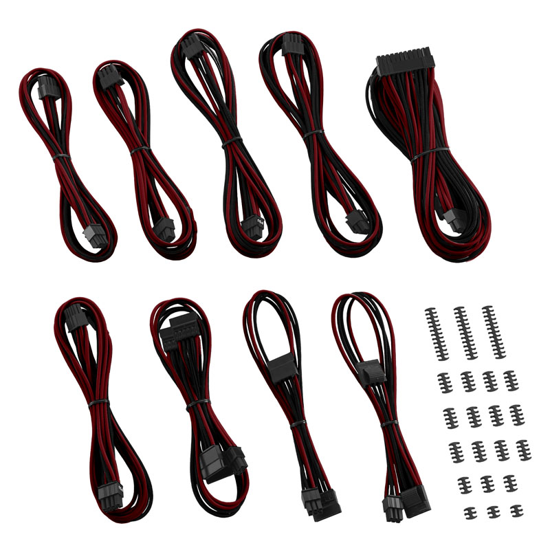 Cablemod CM-CSR-CKIT-NKKBR-R cavo di alimentazione interno (CableMod Classic ModMesh C-Series Cable Kit Corsair RMi RMx RM [Bla