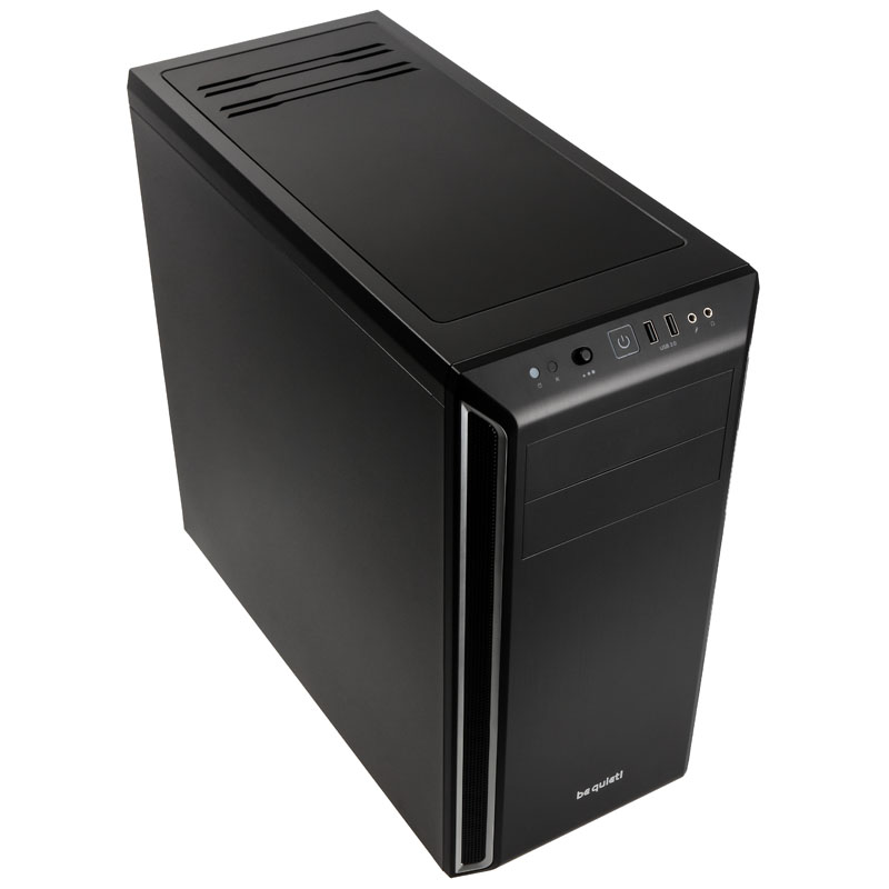 be quiet! Pure Base 600 Midi Tower Nero, Argento