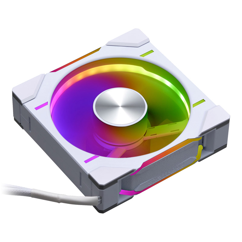 PHANTEKS D30 PWM Regular Airflow D-RGB fan - 120mm, white