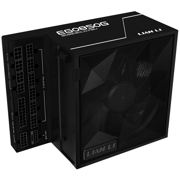 Lian Li Edge Gold 850 80 Plus Gold Alimentatore, PCIE 5.1, ATX 3.1 - 850 Watts, Nero (Edge Gold 850W Nero)