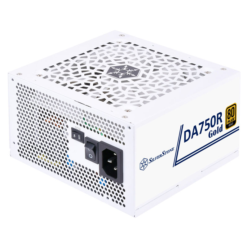 SST-DA750R-GMA-WWW bianco 1x ATX3.0 a 12 pin 4x gestione cavi PCIe 750 watt