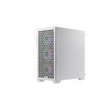 Cooler Master Elite 302 Gaming Case w/ Glass Side, Micro ATX, 3x ARGB Fans, PSU Shroud, Intake Grill, USB-C, White