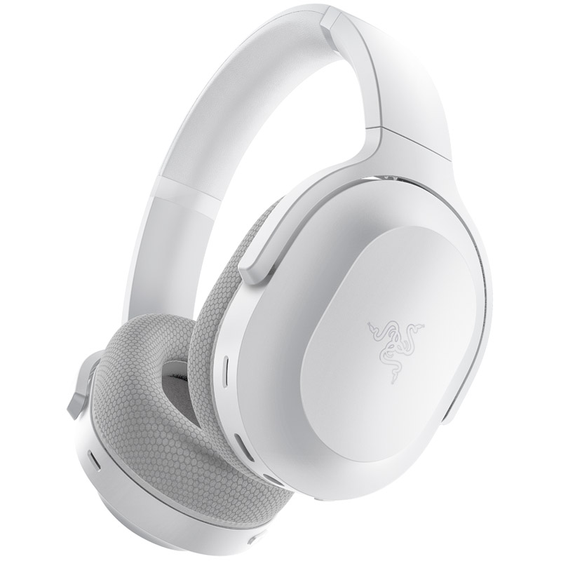 Razer RZ04-03790200-R3M1 cuffia e auricolare Wireless A Padiglione Giocare USB tipo-C Bluetooth Grigio, Bianco (RAZER BARRACUDA