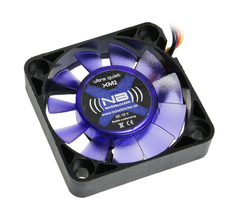 Noiseblocker BlackSilentFan XM2 Case per computer Ventilatore 4 cm Nero (Noiseblocker BlackSilent Fan XM2 Fan - 40mm 3800rpm)