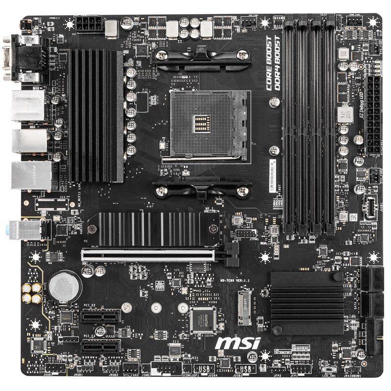 MSI B550M PRO-VDH scheda madre AMD B550 Presa AM4 micro ATX (MSI AM4 B550M PRO-VDH M-ATX)
