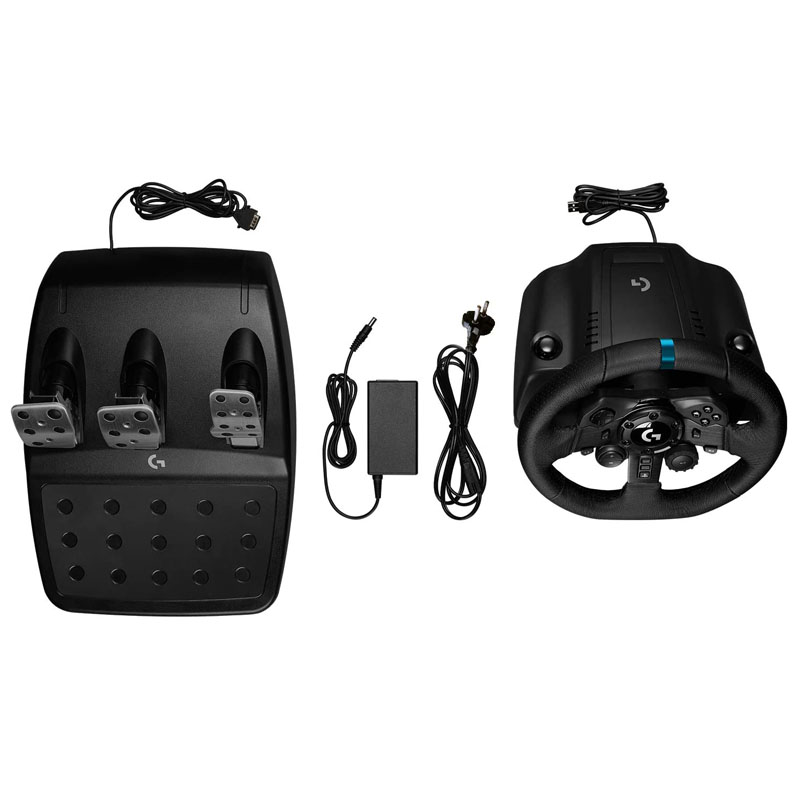 Kompatibel PC Xbox One Anschluss USB Gas- Brems- und Kupplungspedal Extras Rad drehbar um 900 Grad LED-Display programmierba