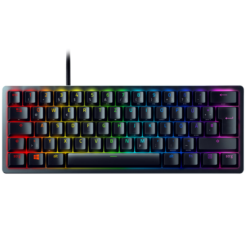 Razer Huntsman Mini Mechanical Taste (Razer Clicky Optical Purple Switch Qwertz Wired USB RGB)