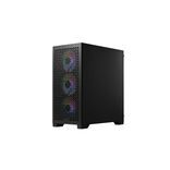Cooler Master Elite 302 Gaming Case w/ Glass Side, Micro ATX, 3x ARGB Fans, PSU Shroud, Intake Grill, USB-C, Black