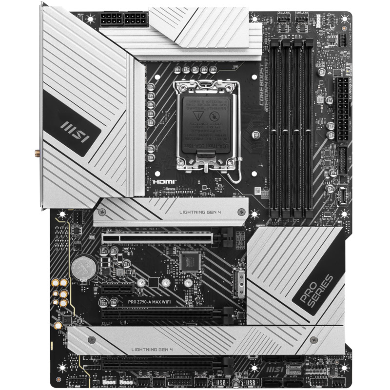 MB MSI PRO Z790-A MAX WIFI S1700 D5 4D6 6S3 4M.2 U3 GBL RAID H/D ATX