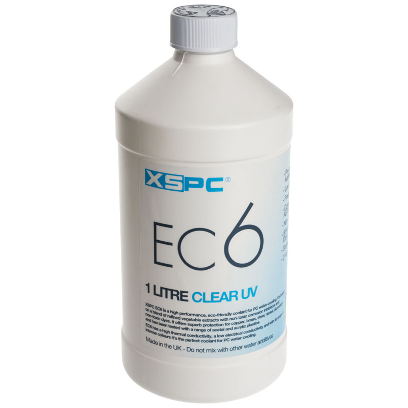 XSPC 5060175582775 parte e accessorio del sistema di raffreddamento del computer Refrigerante (XSPC EC6 Coolant Clear UV 1L)