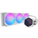 COOLER MASTER DISSIPATORE A LIQUIDO ATMOS II, 2X120MM ARGB, KIT SCHERMO PIXEL INCL, BIANCO