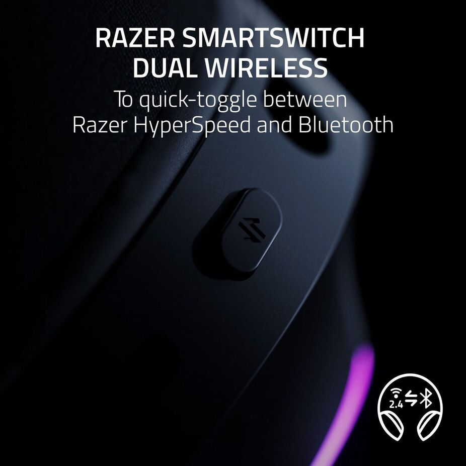Razer Barracuda X Chroma Auricolare Wireless A Padiglione Gaming USB tipo-C Bluetooth Nero (Barracuda X Chroma)