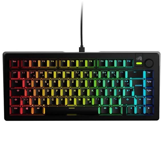 Glorious PC Gaming Gace GMMK 3 75% da gioco personalizzato da gioco personalizzato Switch ISO De Fox (Glo-KB-GMMK3-75-PB-FOX-W-