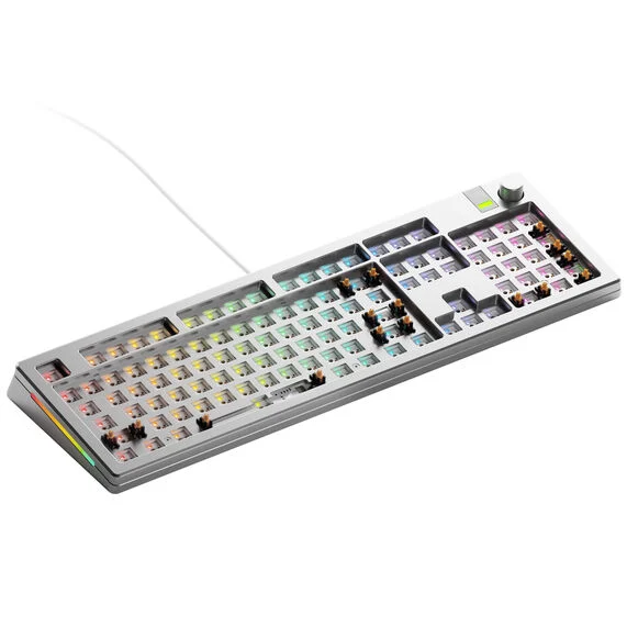 Glorious Gaming GMMK 3 PRO Barebones tastiera Casa USB No Argento