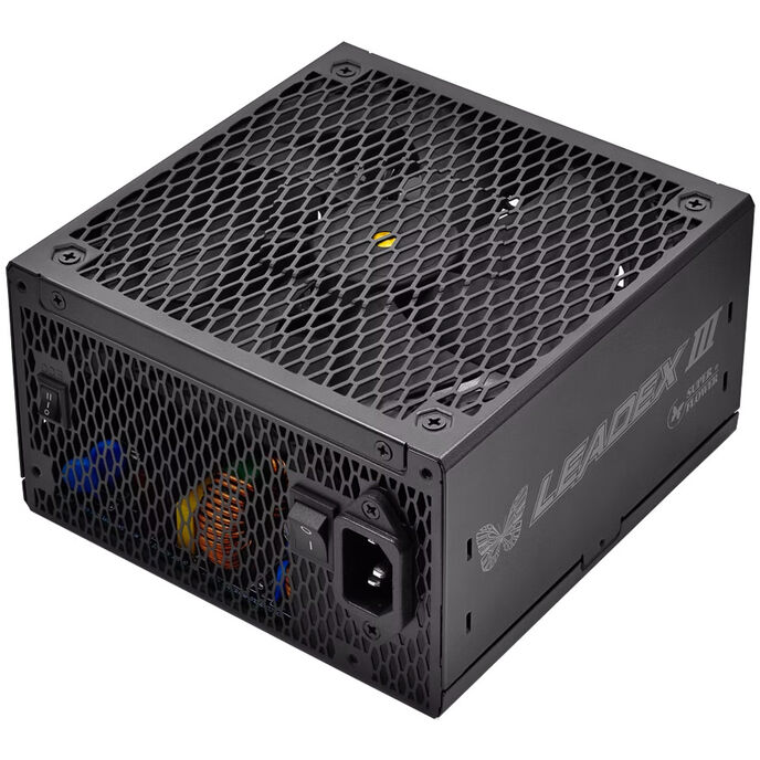 Super Flow Computer Leadex III Gold Up 850W 80 Plus Gold Power, PCIE 5.1, ATX 3.1-850 Watts, alimentazione ATX 3.1 Black Powerf