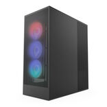 Case PC Midi Tower ATX con Finestra Laterale, Nero