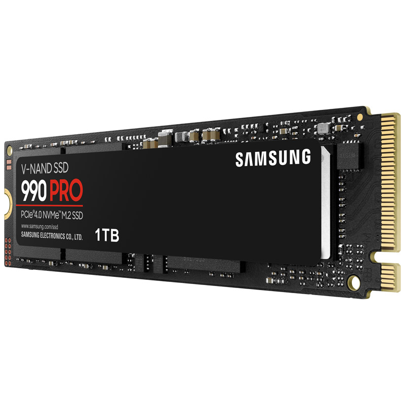 SSD SAMSUNG 1TB 990 PRO M.2(2280) PCI4.0 X4-NVME READ FINO A7450MB/S-WRITE FINO A6900MB/S MZ-V9P1T0BW
