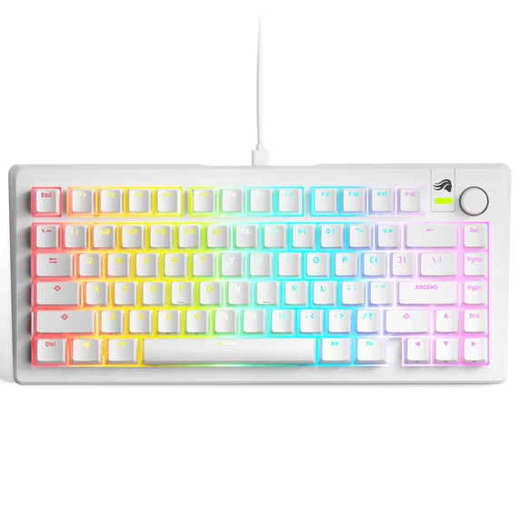 Glorious PC Gaming Race GMMK 3 Prebuilt tastiera USB QWERTY Inglese US Bianco