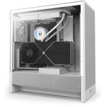 NZXT H5 Flow Midi Tower Bianco (NZXT H5 Flow 2024 Mid Tower Case WHT)